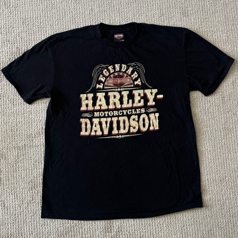 Harley-Davidson Black and Gold Legendary Tee